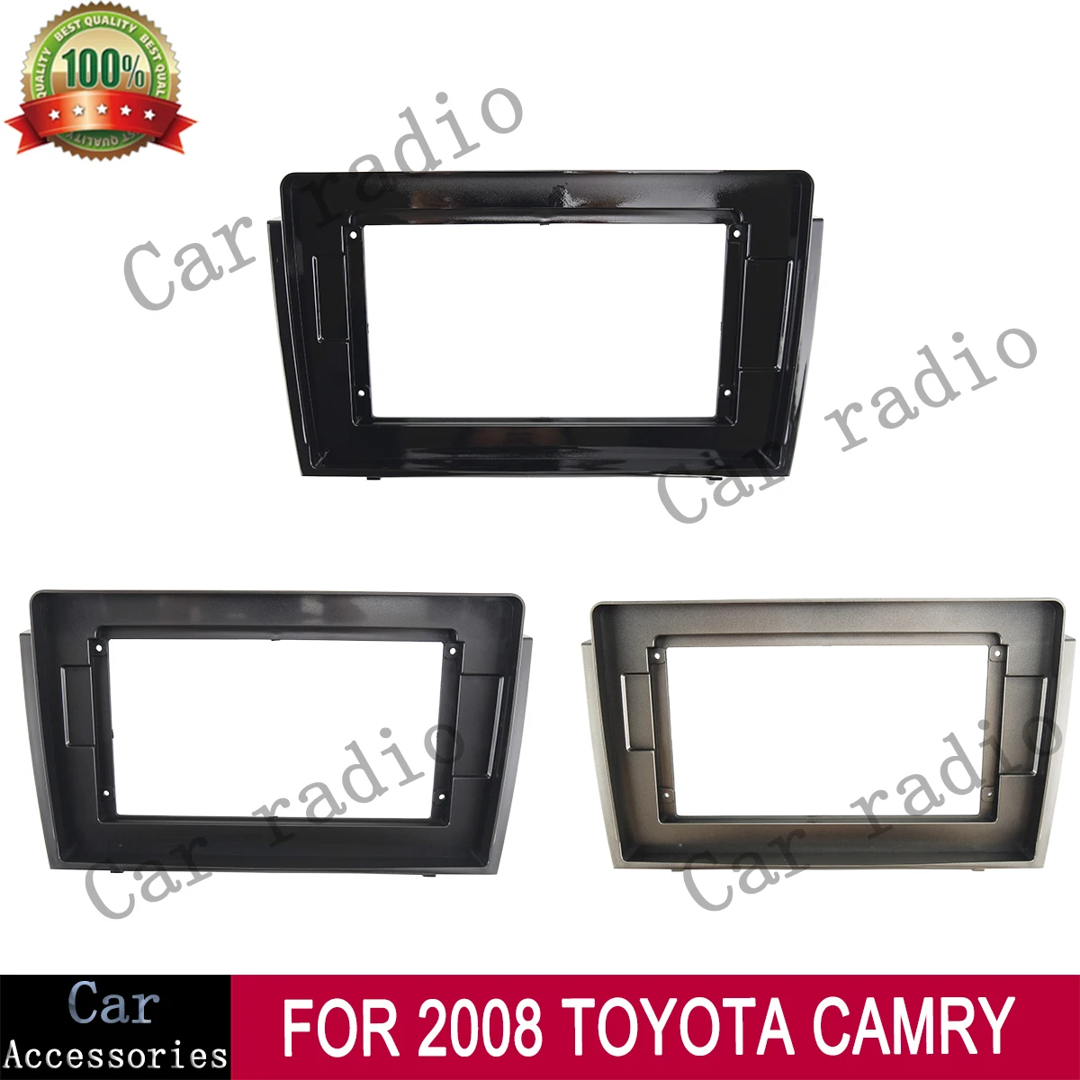 For 2008 TOYOTA CAMRY 9 Inch Car Radio Android Stereo Frame Player Head Unit Fascia Panel Dash Board Cover
