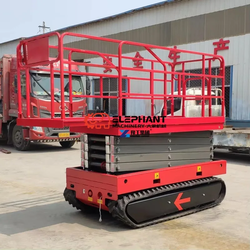 Diesel & Electric Mini Telescopic Boom Lift 18-46m, Man Lifting Equipment for Outdoor Construction Repair Work