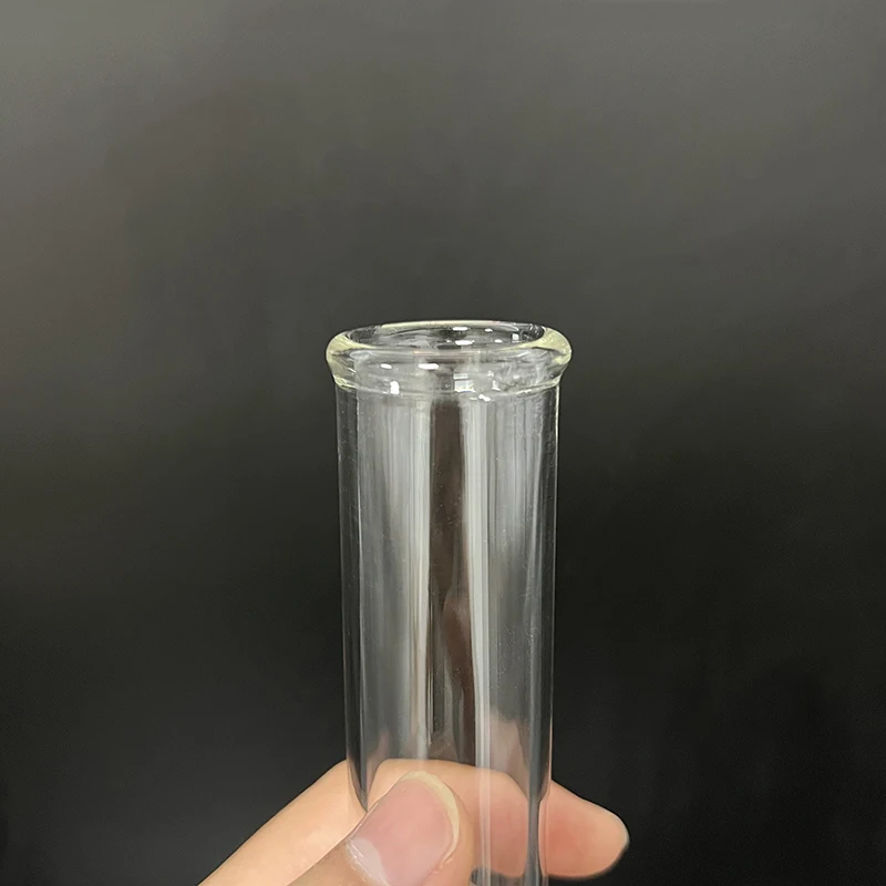 Thickened Curling Mouth Test Tube 40*225mm, O.D. 40mm, L. 225mm, High Borosilicate Glass Round Bottom Inverted Test Tube