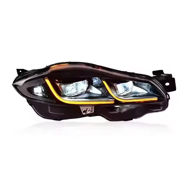 2 PCS High Quality LED Headlight for Jaguar XJ 2018-2022 White 6000K Auto Parts New Condition High Volta 12V Bulb