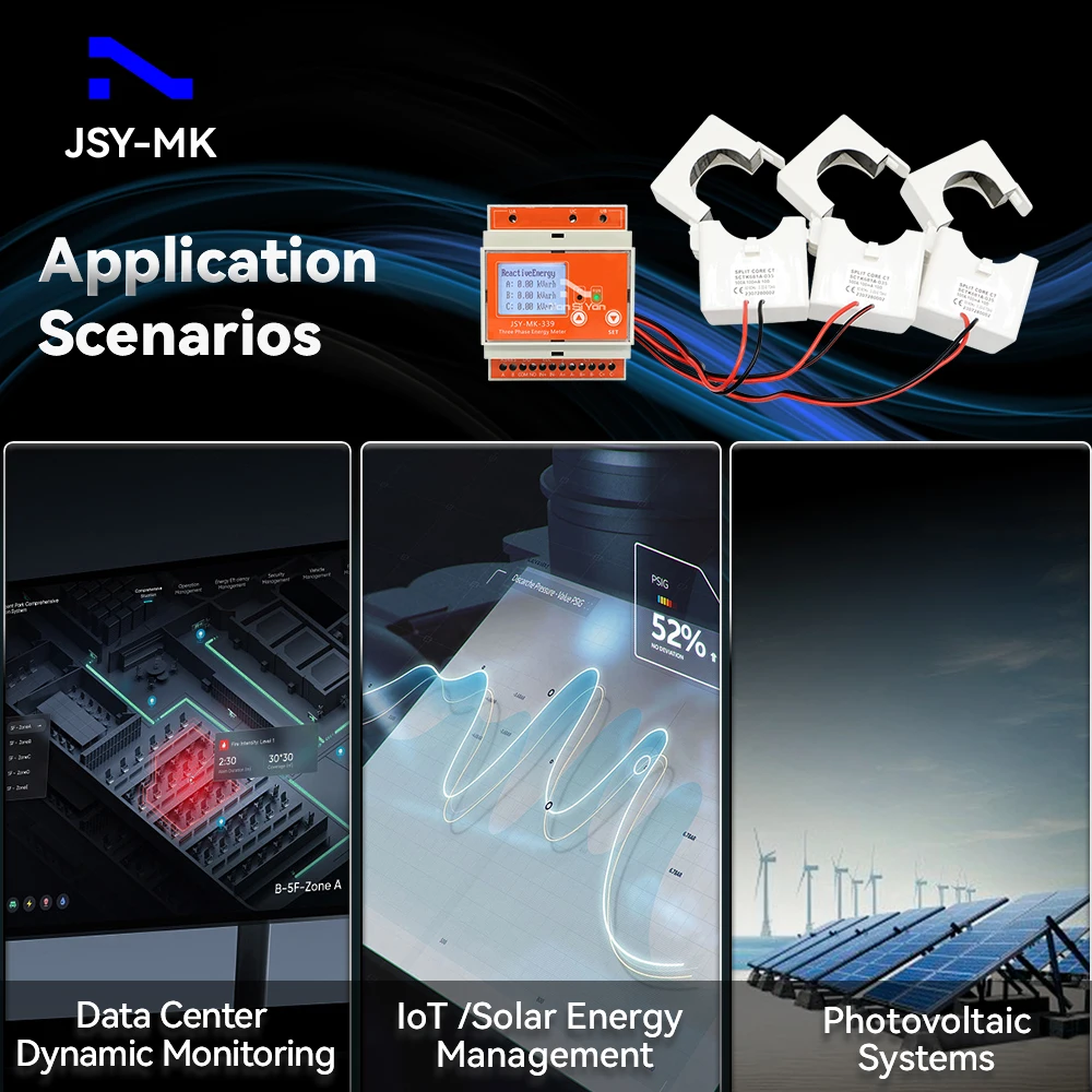 

2026 JSY-MK-339 Three-phase AC Power Quality Real-time Power Efficiency Monitoring Electricity Meter CE Certification