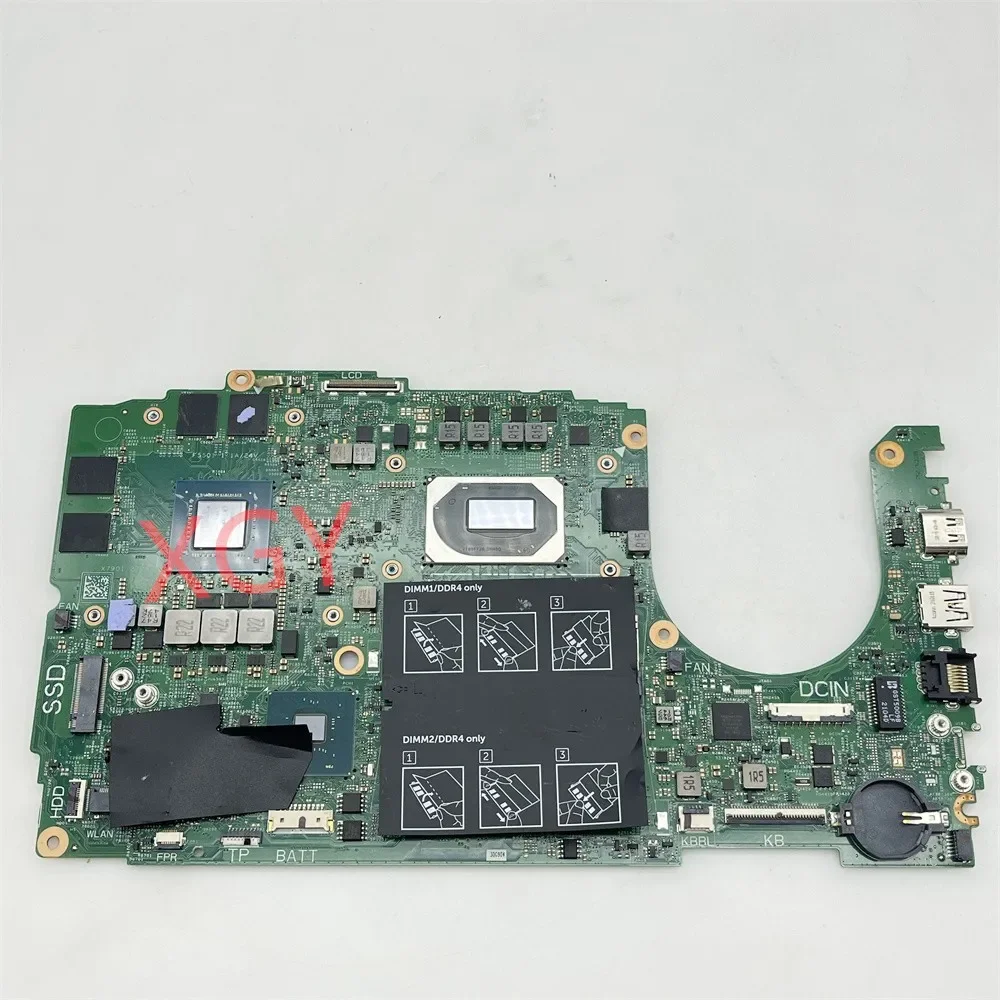 

19795-1 Original For DELL G3 15 3500 G5 5500 Notebook Motherboard Mainboard 0HN4GN i5-10300H 028HKV i5-10300H 0HW9CF i7-10750H