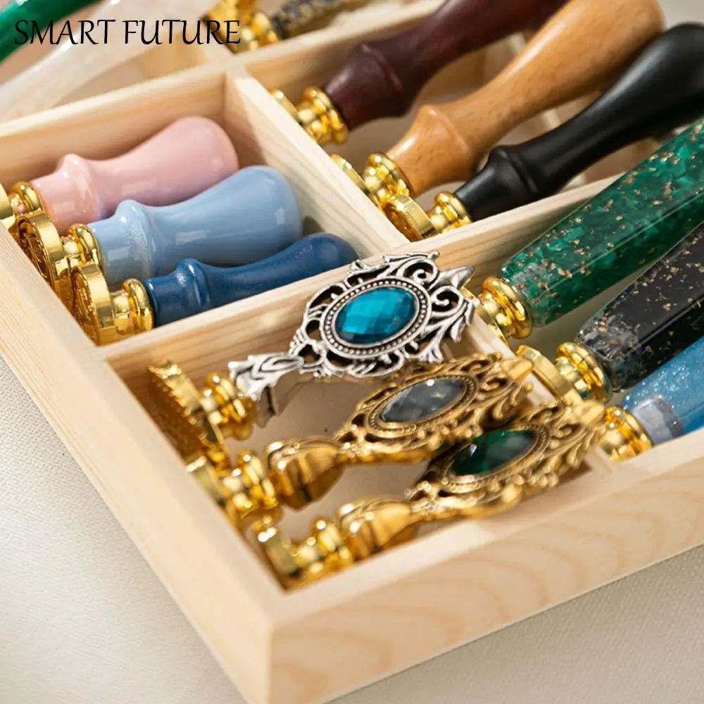 

Engagement Invitation Card Wax Seal Stamp Handle Scrapbook Decoration Wax Stamp Accessories Fire Paint Seal Stamp Handle