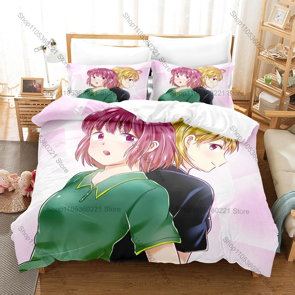 Baby Steps Eiichiro Maruo Natsu Takasaki Youth Tennis Sports Motivational Japanese Anime Bedding Set Duvet Cover + 2 Pillowcases