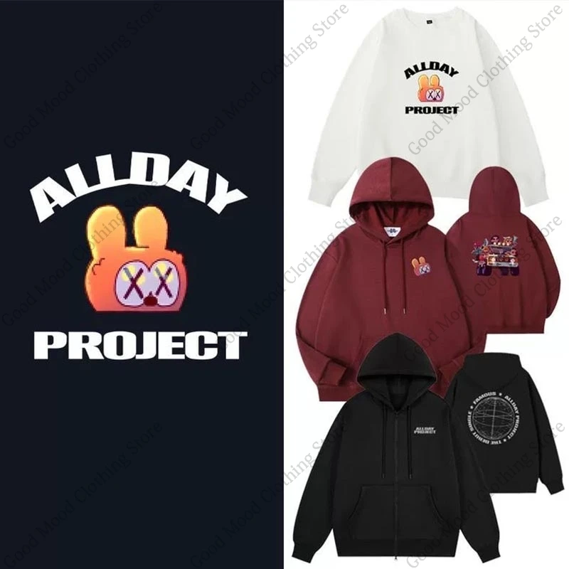 

Толстовки с капюшоном ALLDAY PROJECT ADP FAMOUS Concert, толстовка с буквенным принтом и рисунком Kpop, модная теплая толстовка высокого качества на осень и зиму