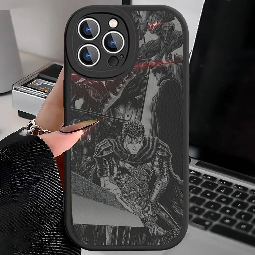 حافظة هاتف جديدة من الجلد الصلب لهاتف آيفون 14 13 16 Mini 15 14 11 12 Pro Max Plus Fundas