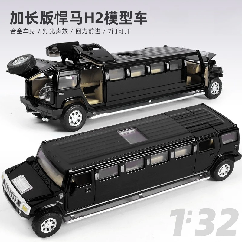 

Коллекционная модель автомобиля из литого сплава 1:32 с имитацией звука и света, откатным механизмом и открывающимися дверями, игрушка-подарок, украшение