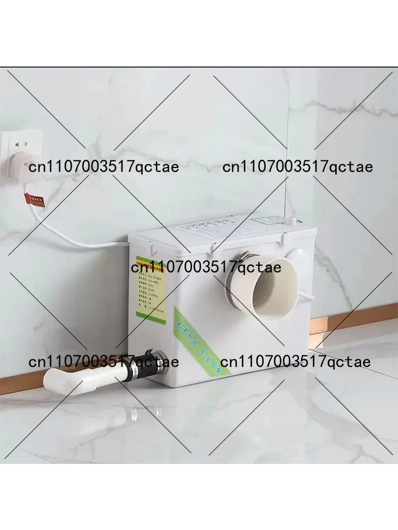

500W Sanitary Pulverizer Pump Automatic Crushed Bathtub Toilet Sink Electric Sewage Lifter for Septic Tank