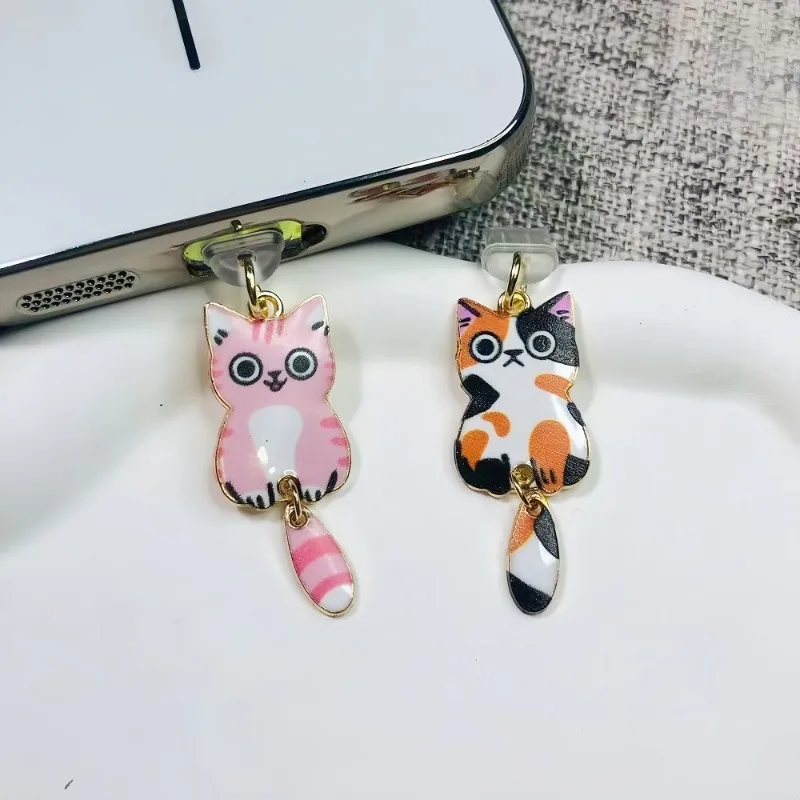 

Забавная пылезащитная заглушка типа C, очаровательная вилка в корейском стиле с изображением животных, пылезащитная заглушка для iPhone, подвеска, аксессуары для телефонов