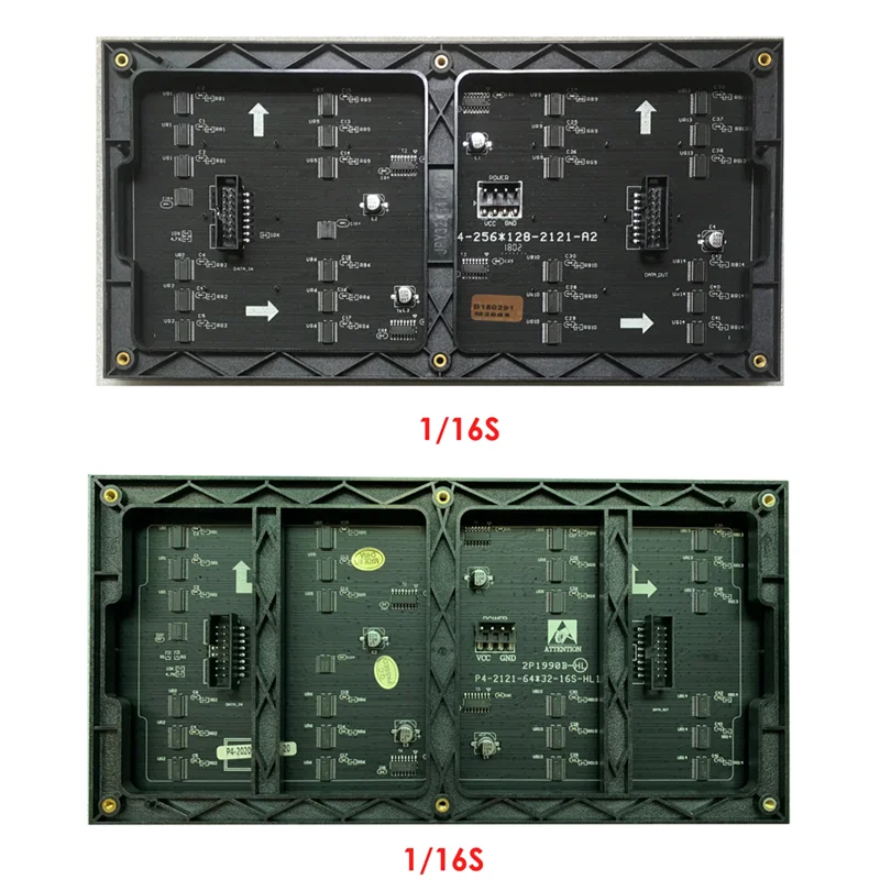 

P4 Indoor 64x32 pixels LED Display Module 256x128mm 1 / 16Scan SMD RGB Full color P4 LED display panel module