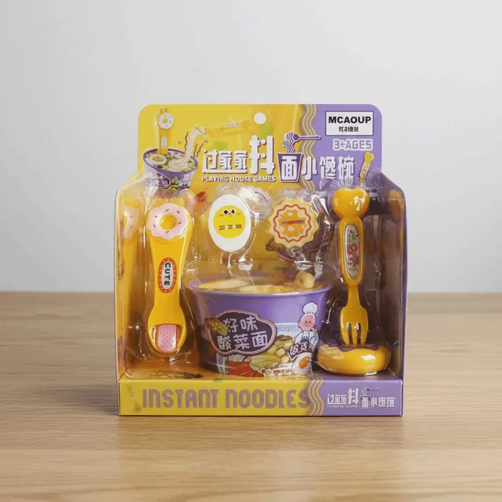 Giocattolo di alimentazione Ramen simulato Gioco di ruolo Educazione precoce Giocattoli di alimentazione alimentare Giocattoli da cucina per cartoni animati Giocattoli per case da gioco Giocattolo per bambini