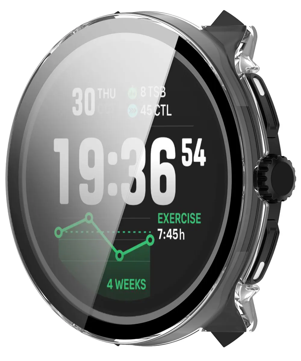 PC-Schutzhülle + gehärteter Film für Suunto Race / Race2 / Race S Anti-Drop Hard Bumper Shell Smartwatch Cover – Detail 7