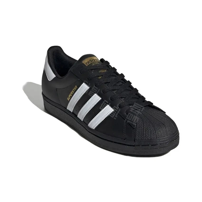 أحذية Adidas Originals SUPERSTAR للرجال والنساء للتزلج، أحذية كاجوال جلدية مقاومة للاهتراء في الهواء الطلق