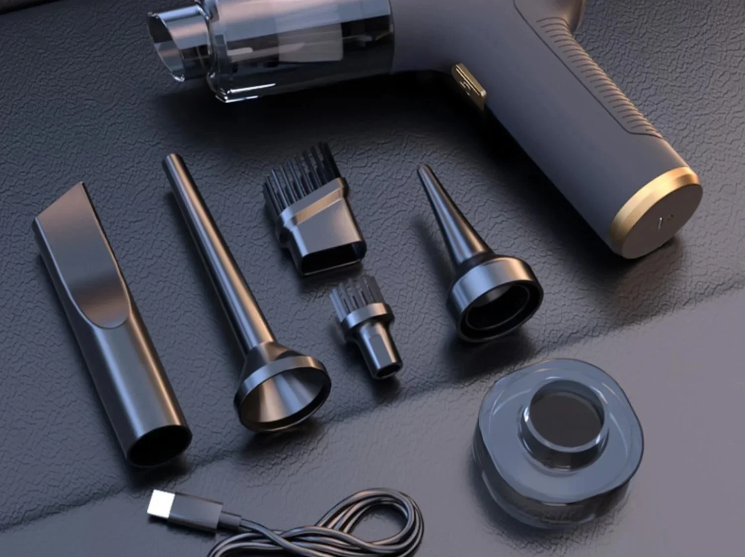 CENRR 980000PA Mini Car Vacuum Cleaner Strong Scution Powerful Wireless Car Cleaner HandHeld Air Gun Portable Vacuum Cleaner