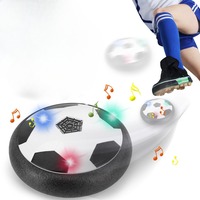 LED Hover Soccer Ball with Foam Bumper Football Toy Air Power Training Ball Musical Battery Powered Gifts Birthday Gifts for Kid