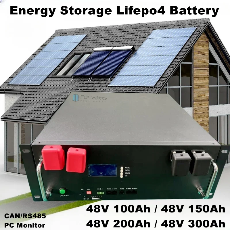 

Batteria al litio bluetooth 48V 200Ah 100AH 150Ah 300Ah lifepo4 montata a parete con caricabatterie per inverter di sistema sola