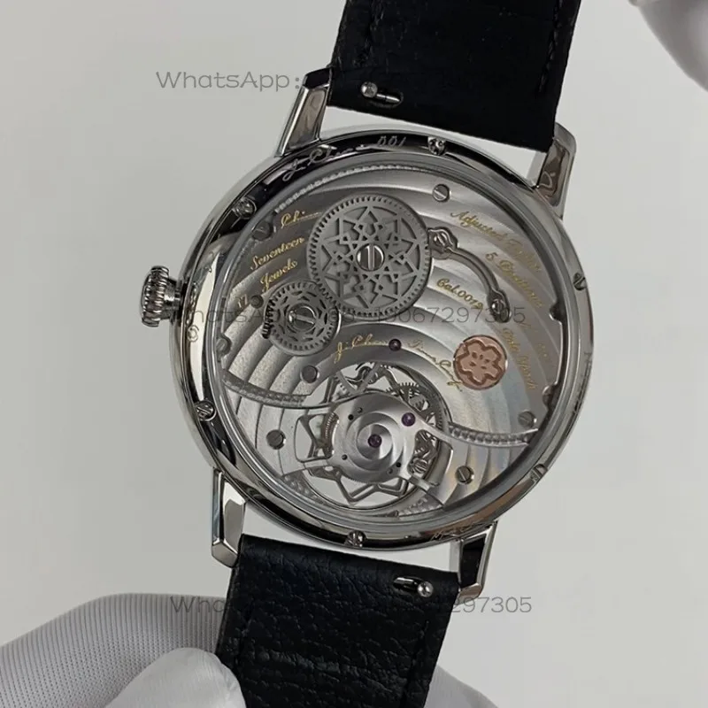 Sakura Tourbillon Mechanical Men's Wrist Straight Sand Enamel 001 Series CAL.0012