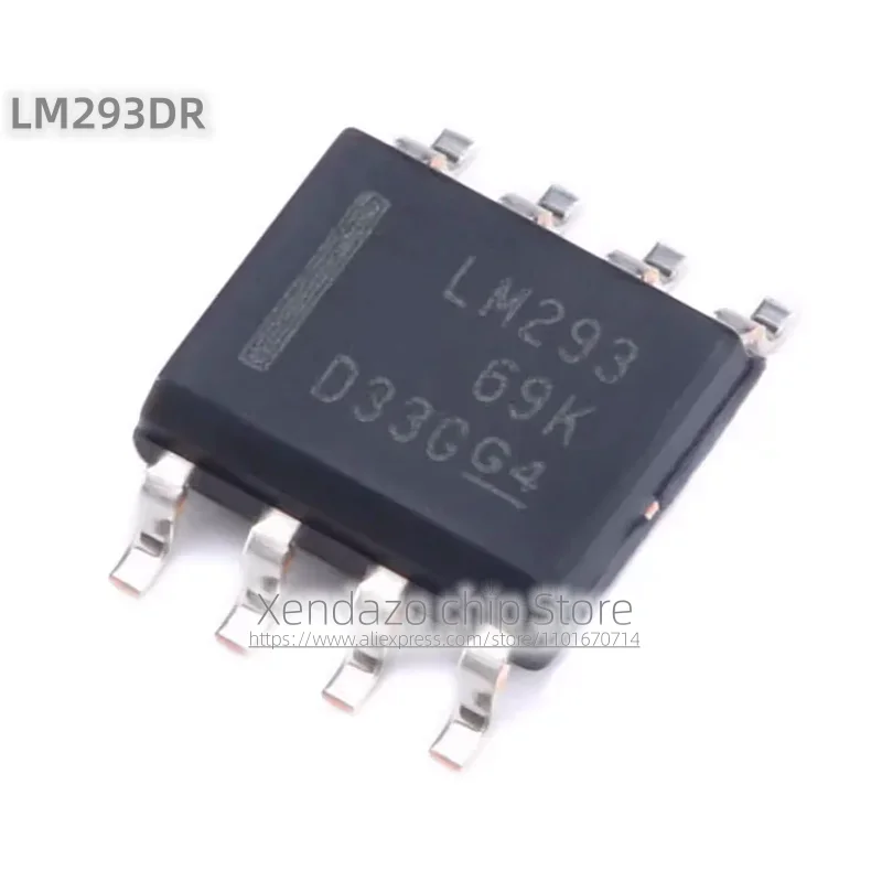 10pcs/lot LM293DR LM293 SOP-8 package Original genuine Dual differential comparator chip