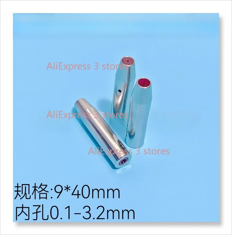 EDM Drill Electrode Pipe Ruby Guide 9*40mm Length Ceramic Guide Diameter 0.1mm to 3.2mm for WEDM Jinma Drilling Machine