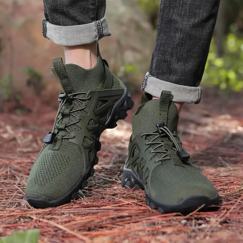 Men's Lightweight quick dry beach Shoes aqua shoes Non-Slip Water Sport Shoes