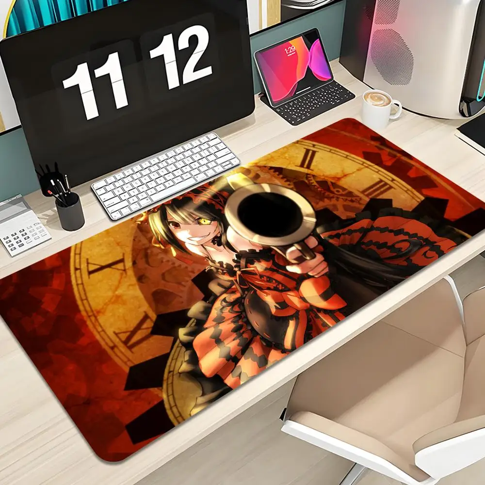 

Date A Live Tokisaki Kurumi Anime Mouse Pad Keyboard Mousepad large 1200X600 mm Desk Mat PC Gamer Office Carpet Home Table pad