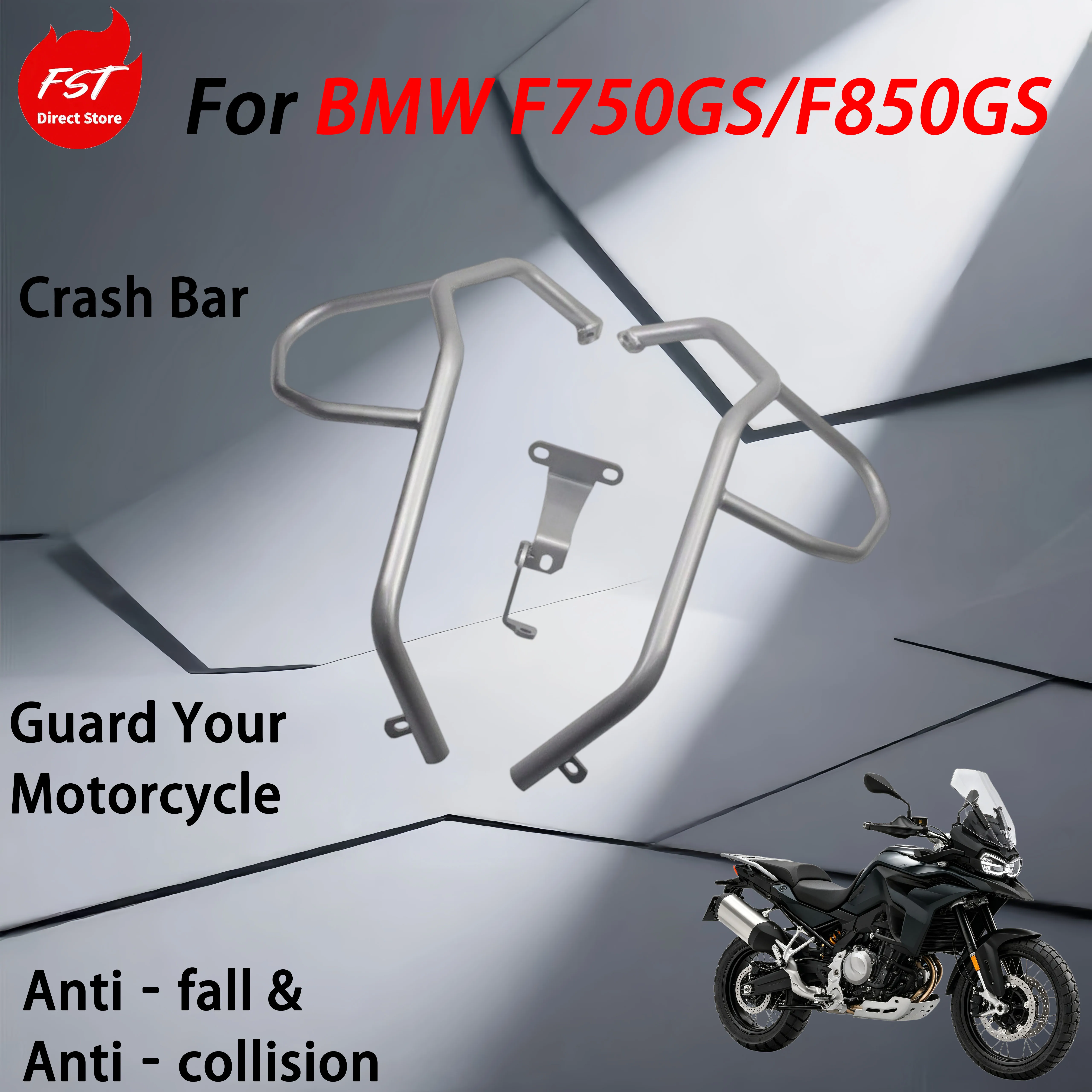 For BMW F750GS/F850GS customization accessories - motorcycle fender, engine guard, anti-crash upper guard