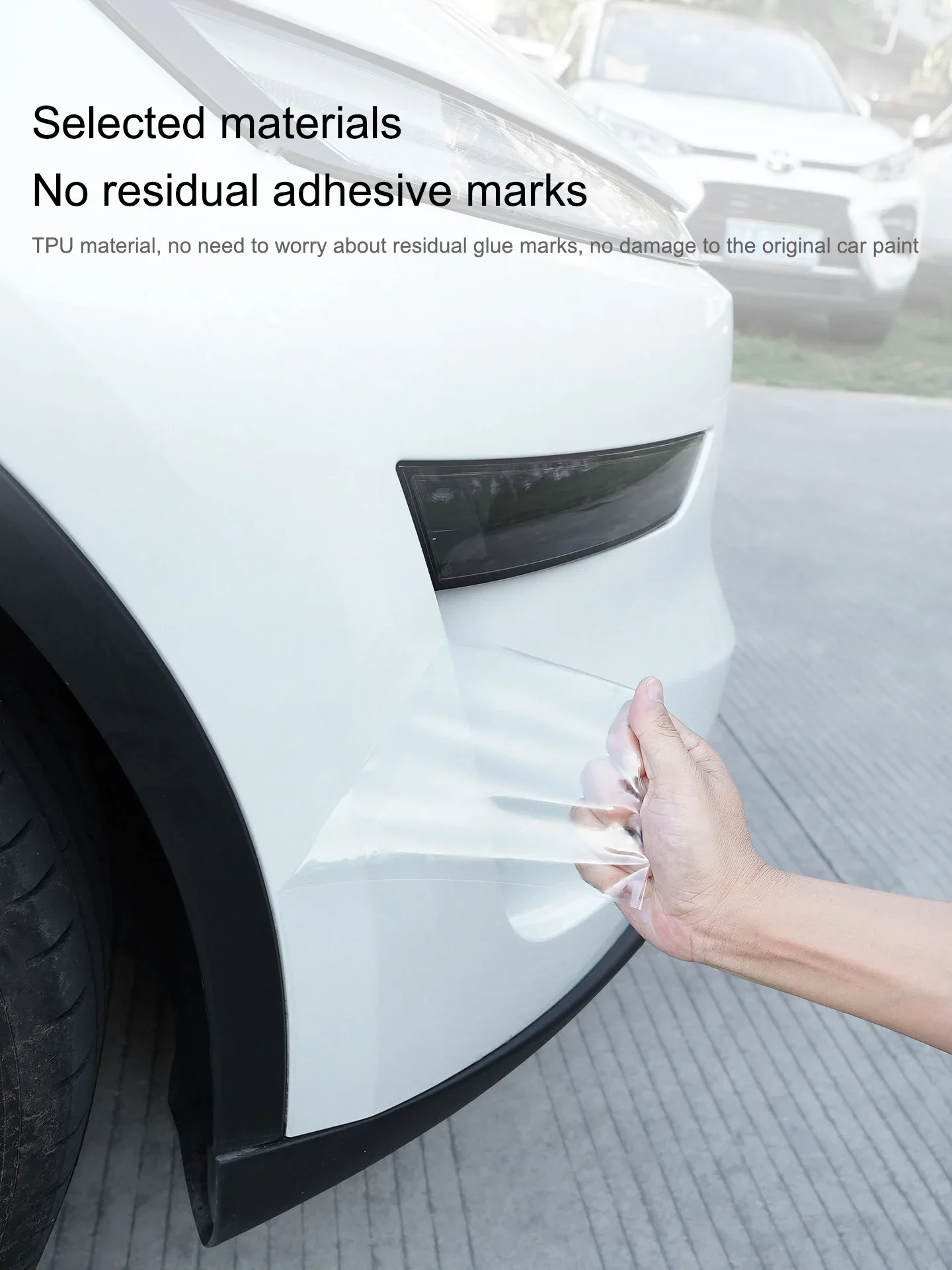 Bumper Sides Corner TPU Protector Film New For Tesla Model Y Juniper Front Model Y 2025 Anti-Scratch Film Invisible Car Clothing