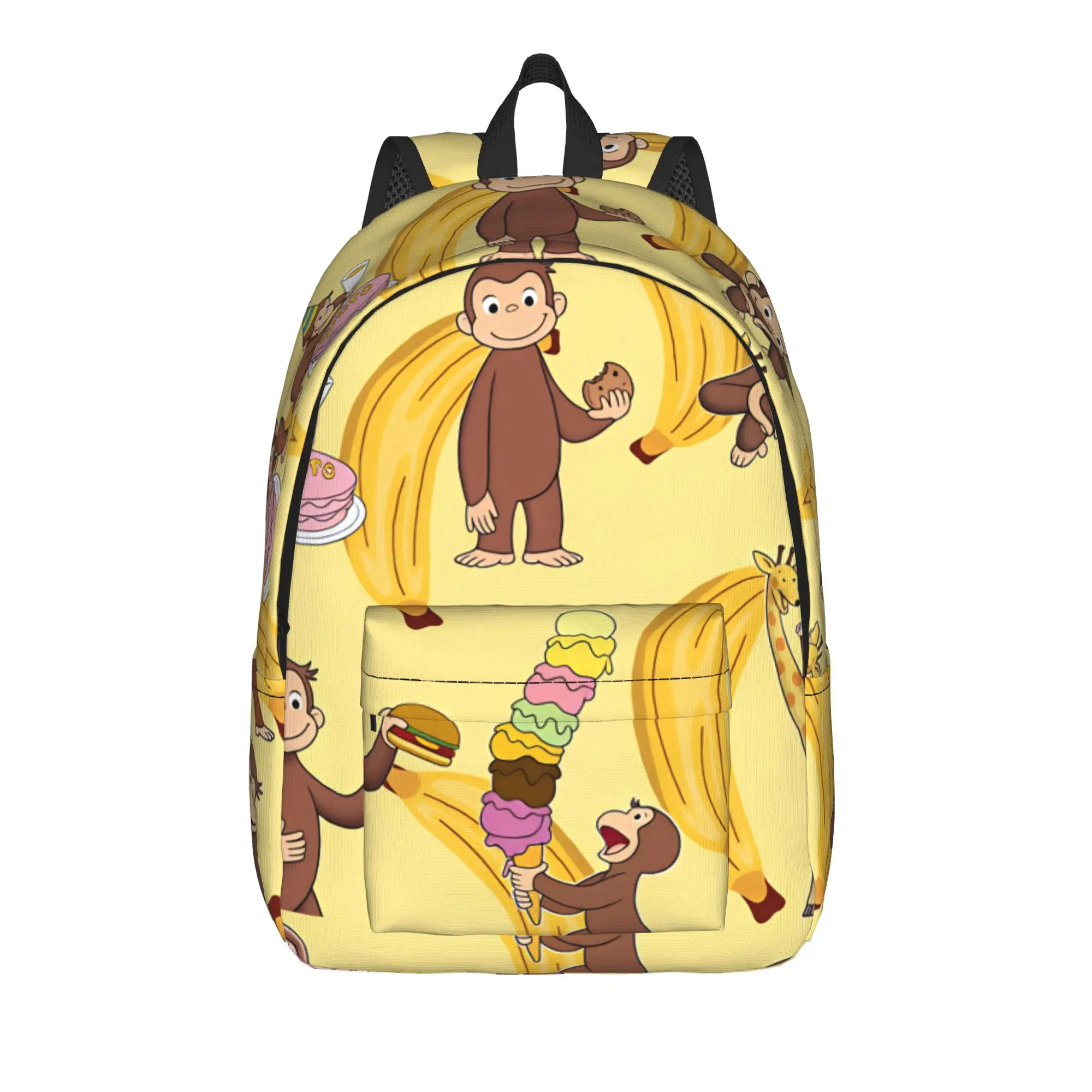 Curious George Daily Life Collection Backpack  Leisure Backpacks Boy Trekking Print School Bags Design Rucksack