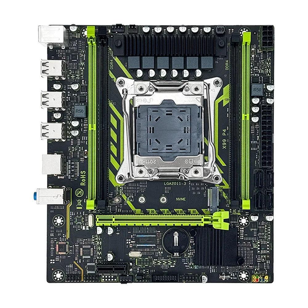 Set scheda madre da gioco SOYO X99 con CPU Intel Xeon E5 2680 V3 e DDR4 8Gx2[16G] 2133 MHz RAM M.2 Componenti per computer Scheda madre