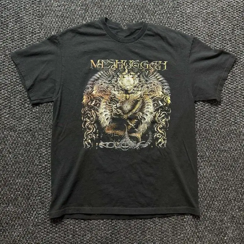 Feliz Natal Meshuggah Koloss Twins Camiseta tamanho completo 2 lados