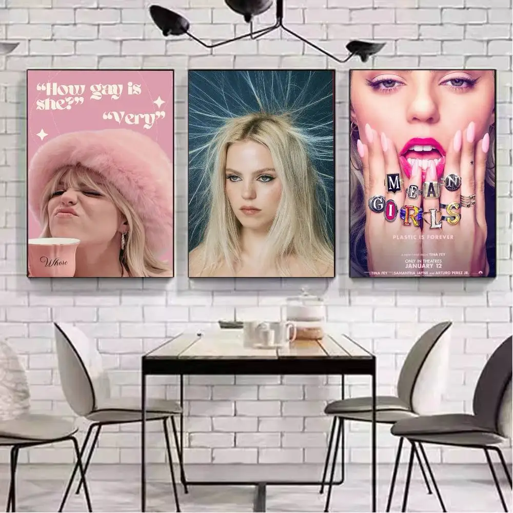 ملصق فني للممثل P-Pop Renee Rapp مع مطبوعات لتزيين غرفة النوم وغرفة المعيشة