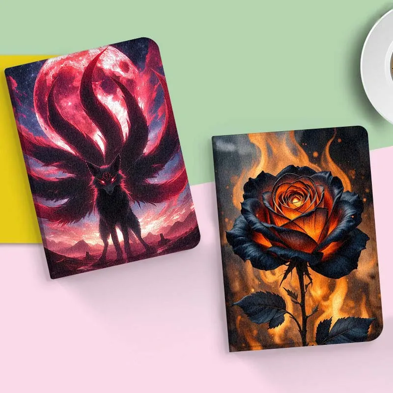 

Fox Heart Rose Cool Popular For Vivo IQOO Pad Pad2 Pad3 Pad5 Air SE Pro 11 11.5 12.1 12.3 13 inch Foldable Cover Tablet Case
