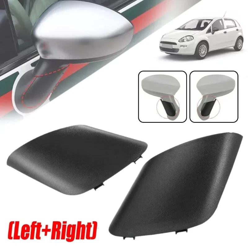 For Fiat Grand Punto EVO DAL Car Door Mirror Rear View Mirror Side Cap Screw Cap Cover Trim Left or Right 735596884 735596883