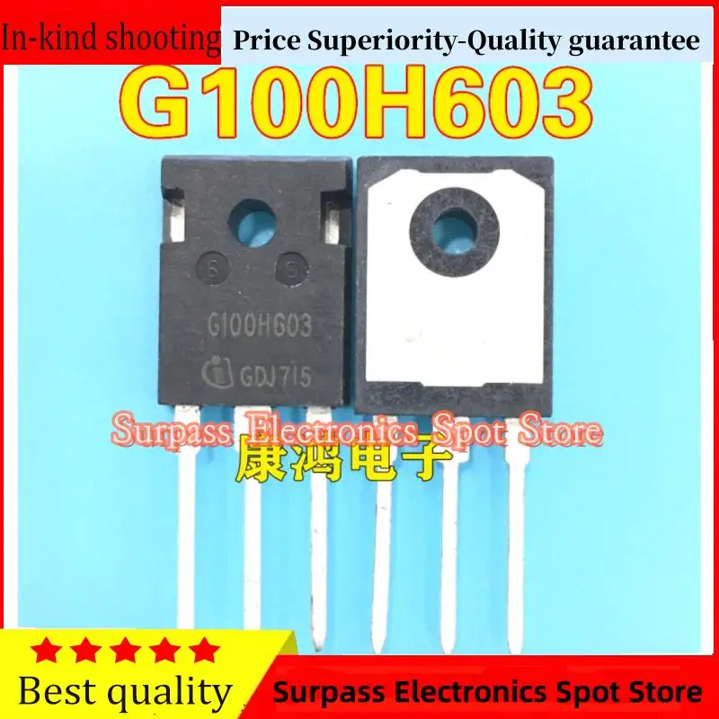 

10PCS-100PCS G100H603 IGW100N60H3 TO-247 600V 100A Price Superiority-Quality guarantee