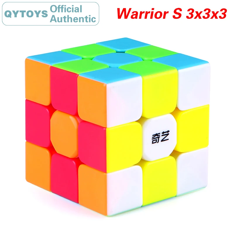 

QYTOYS Warrior S 3x3x3 магический куб 3x3 Нео скоростной пластиковый извивающийся пазл головоломка для мозга Развивающие игрушки для детей