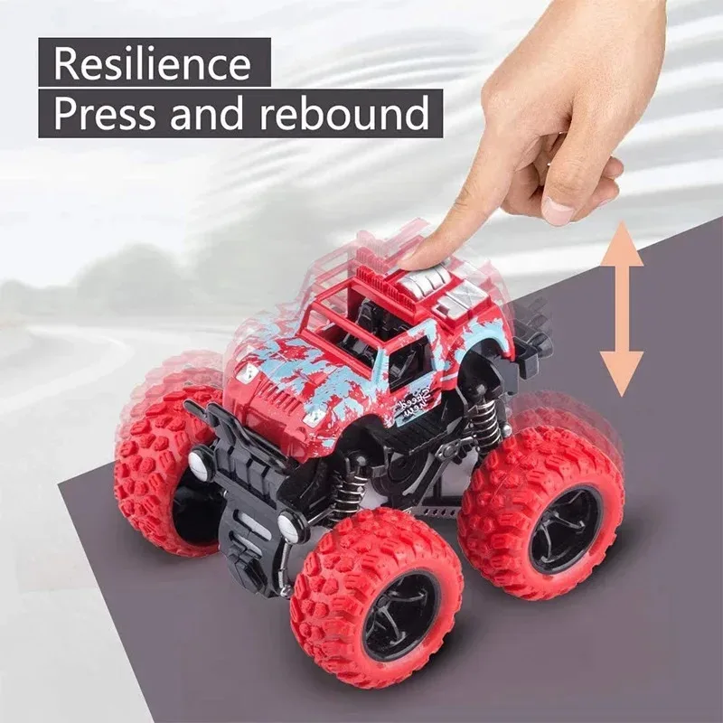 Lkw Allradantrieb Fahrzeug Stunt Dump Auto Trägheit Auto Dinosaurier Zurückziehen Kinder Spielzeug Junge Mädchen Geschenk Spielzeug Auto Monster, heiß! ﻿
