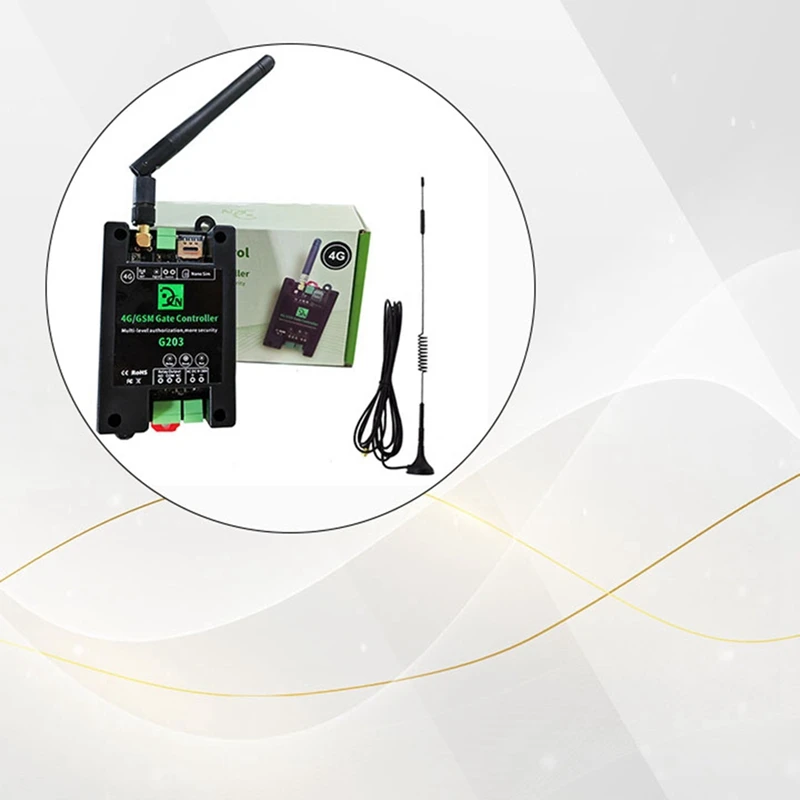 GSM 4G Gate Opener Remote Access Controller On/Off Relay Switch For Access Control Garage Door US Plug