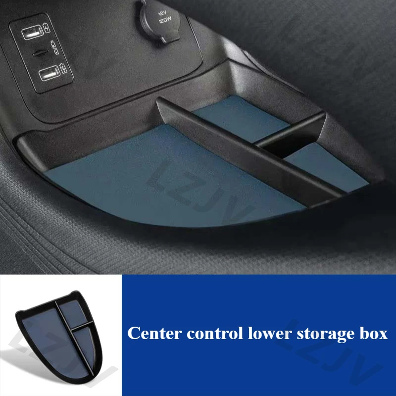 Suitable For BYD Yuan Plus Glory Version Central Control Lower Storage Box BYD Atto3 Car Finishing Storage Box Accessories Modif 5