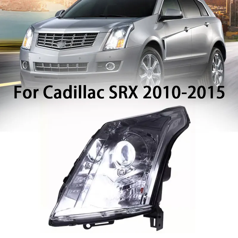 

Для Cadillac SRX фары 2010-2015 SRX светодиодный фары DRL линзы двойной луч H7 HID Ксеноновые Биксеноновые линзы