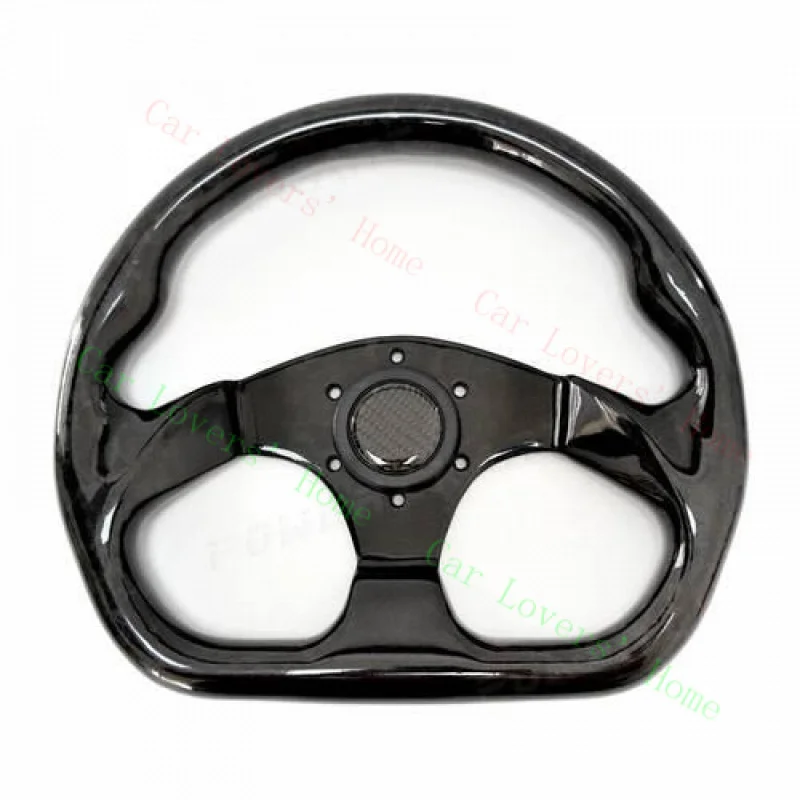 

Руль A+ 13 дюймов из настоящего карбона, спортивный руль D-образной формы для автомобилей JDM