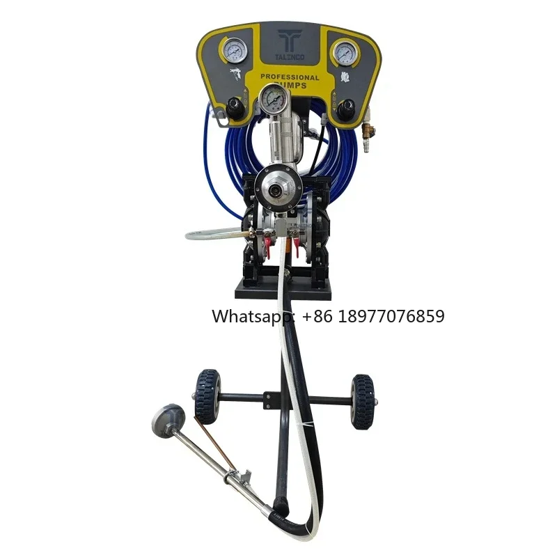 A20T Diaphragm Pump with Wheeled Trolley Pneumatic Air-Operated Diaphragm Pump