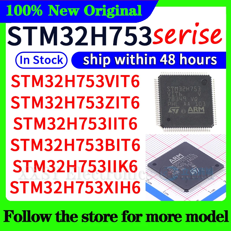 

STM32H753VIT6 STM32H753ZIT6 STM32H753IIT6 STM32H753BIT6 STM32H753IIK6 STM32H753XIH6 High quality New
