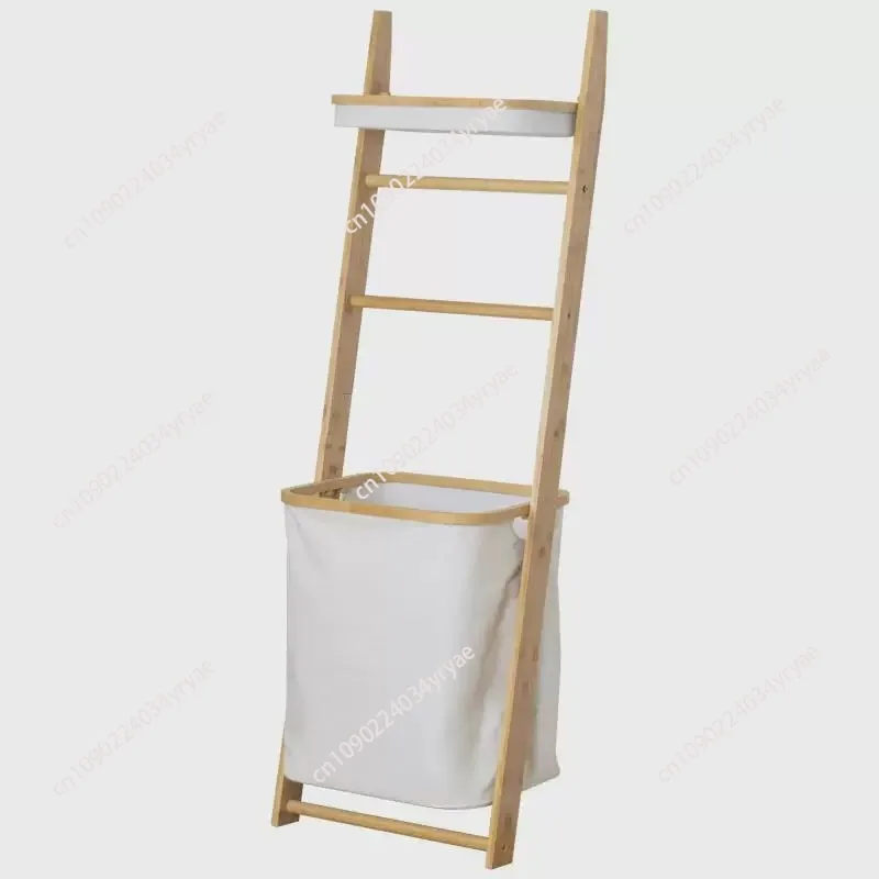 New Arrival! Natural Bamboo Clothes Rack Bedroom Floor Hanger Multifunctional Storage Against Wall Design