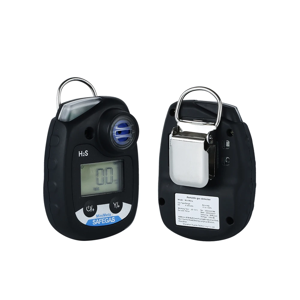 Mining Single Gas Detector Honeywell Sensor H2S ATEX IECEX CE IP68 Single Gas Detector