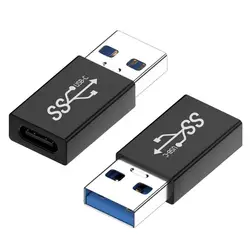 Computer USB 3.0 To Type C Adapter 10Gbps Type C Male To USB Female Converter For C Female To A Male Aluminum Alloy Adaptador