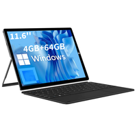 11.6 INCH  PAD1162  WINDOWS 10 Tablet PC 64 Bit 4GB DDR3-RAM 64GB eMMC N3350 CPU Dual  Core 1920 x 1080 Pixel Type C HDMI-Com