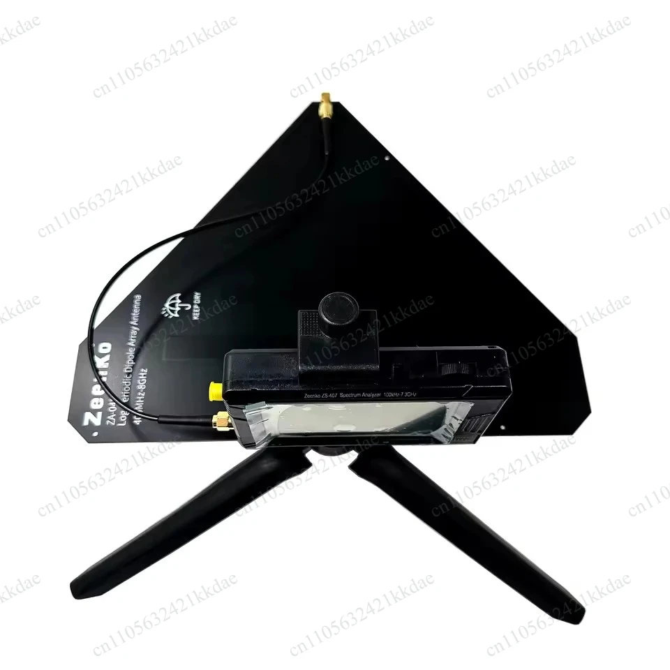 For Zeenko ZS-407 7.3GHz Handheld Tiny Spectrum Analyzer TinySA ULTRA PLUS +ZA-048 Log-Periodic Dipole Array Antenna