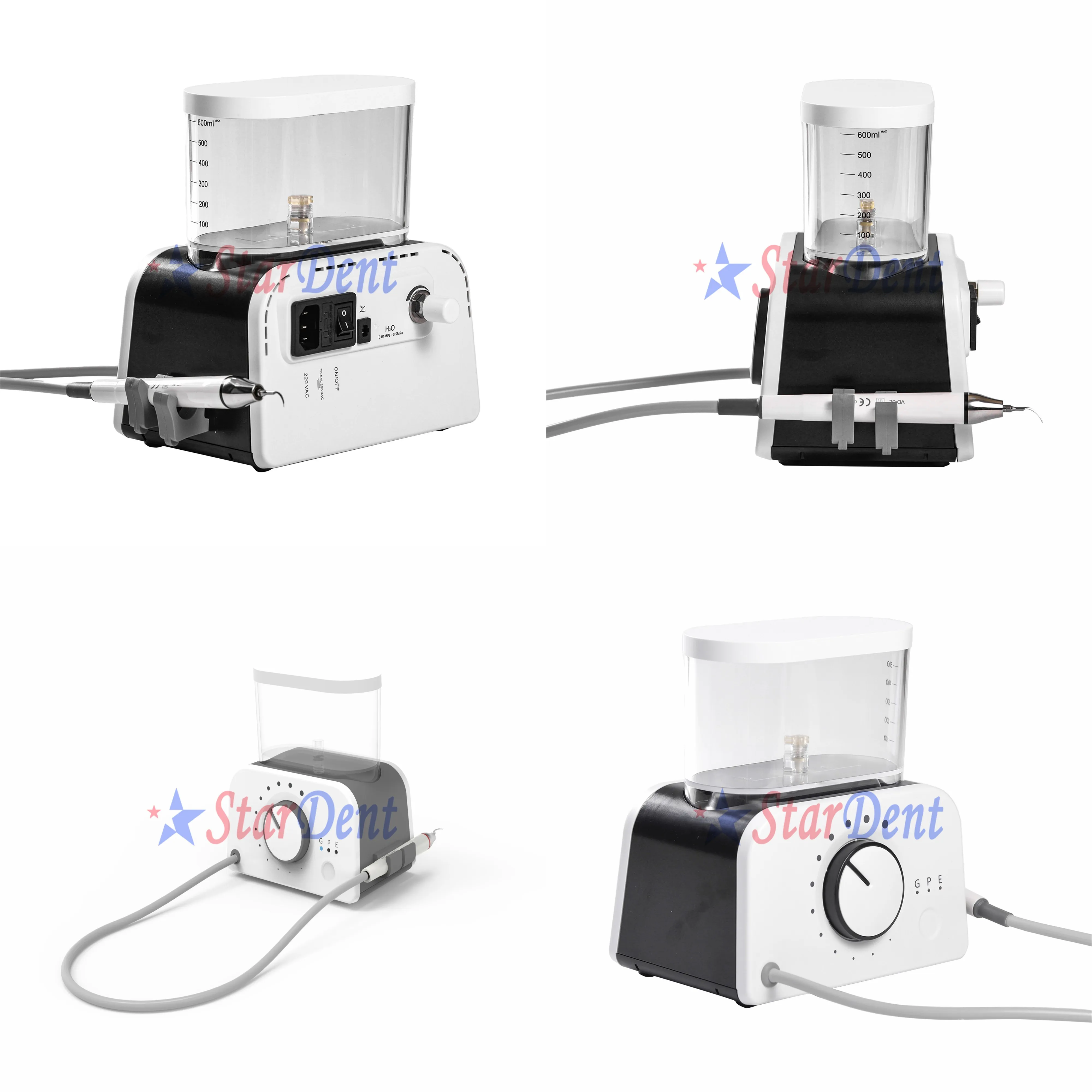 Electric Ultrasonic Dental Scaler with LED Detachable Handle Water Bottle for Periodontics Endoscope Teeth Cleaning