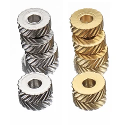 20pcs Stainless Steel Thread Bead 6mm Gold Color Engraving Spacer Beads for Jewelry Making DIY Necklace Bracelet Charms Pendants