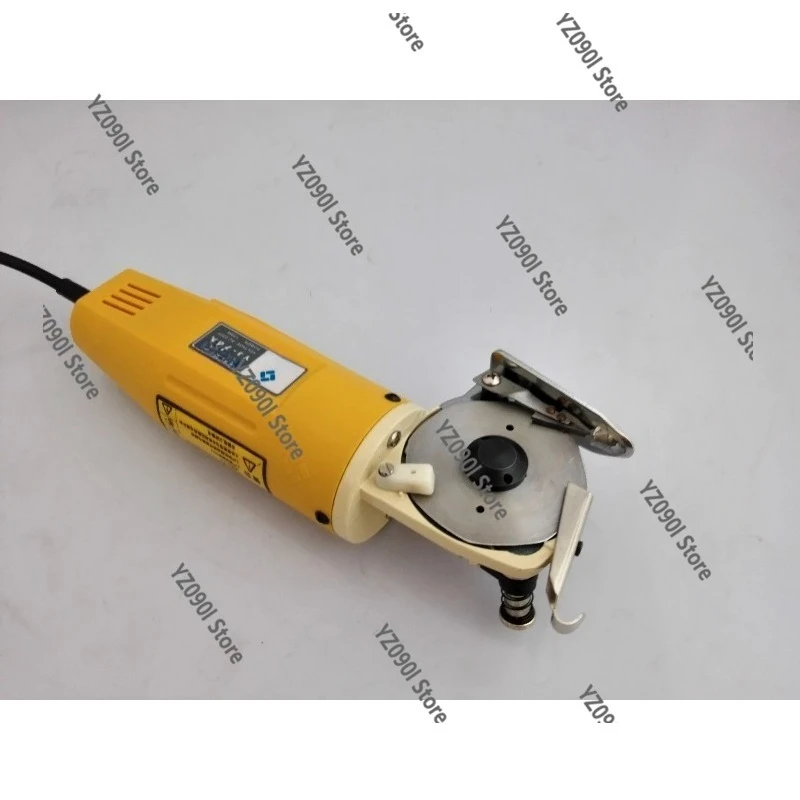 Round Knife Cutting Machine 70mm Blade Electric Cutter for Cloth Leather Carpet Mat